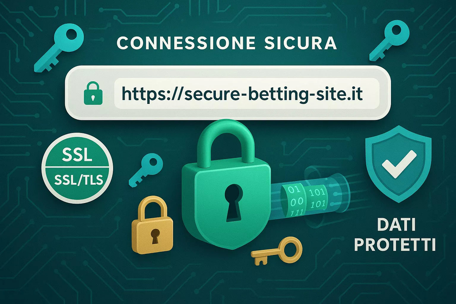 Sicurezza SSL/HTTPS nei siti scommesse: crittografia, certificati e protezione dati personali e bancari